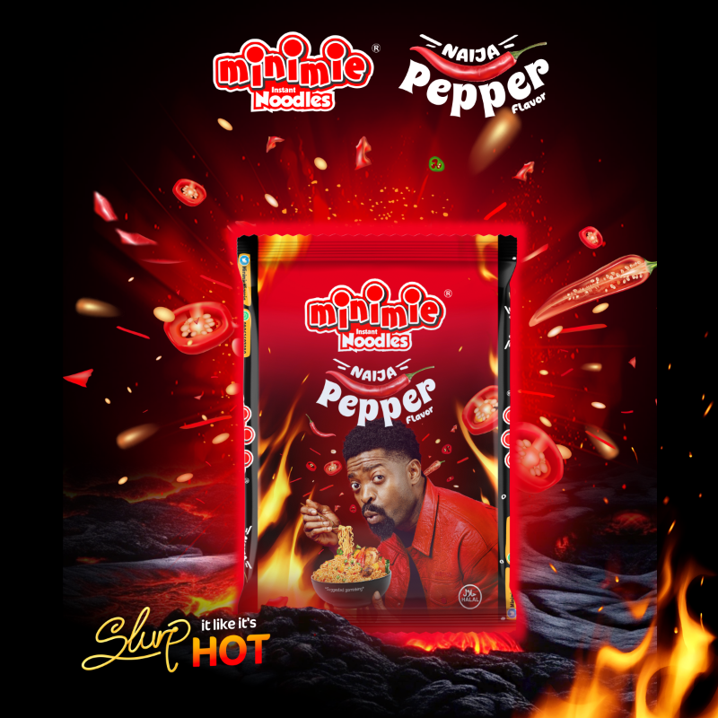 Minimie Noodles Naija Pepper is the spice upgrade you’ve been waiting for.

Slurp it like it's hot 🔥😄