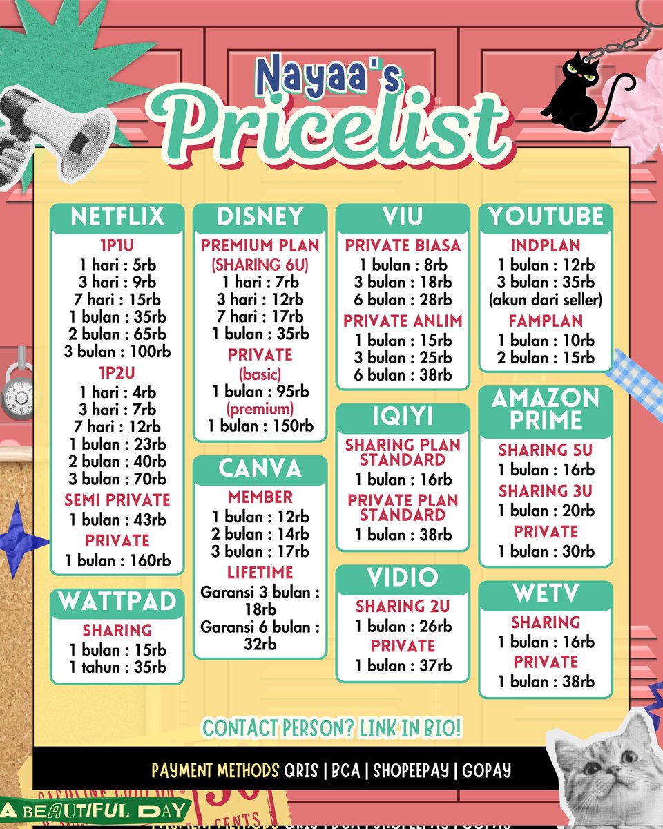 netflix dimana2 limit? nonton squid game disuruh nungguu? najieeesst ih mending intip pricelistt ku tar aku kasih akun yang ga limitt yukk cuss

wa.me/+6287792074524
t. beli netflix anti limit wts wtb viu disney canva promo murah bulanan harian
( #zonauang #zonajajan #zonaBU )