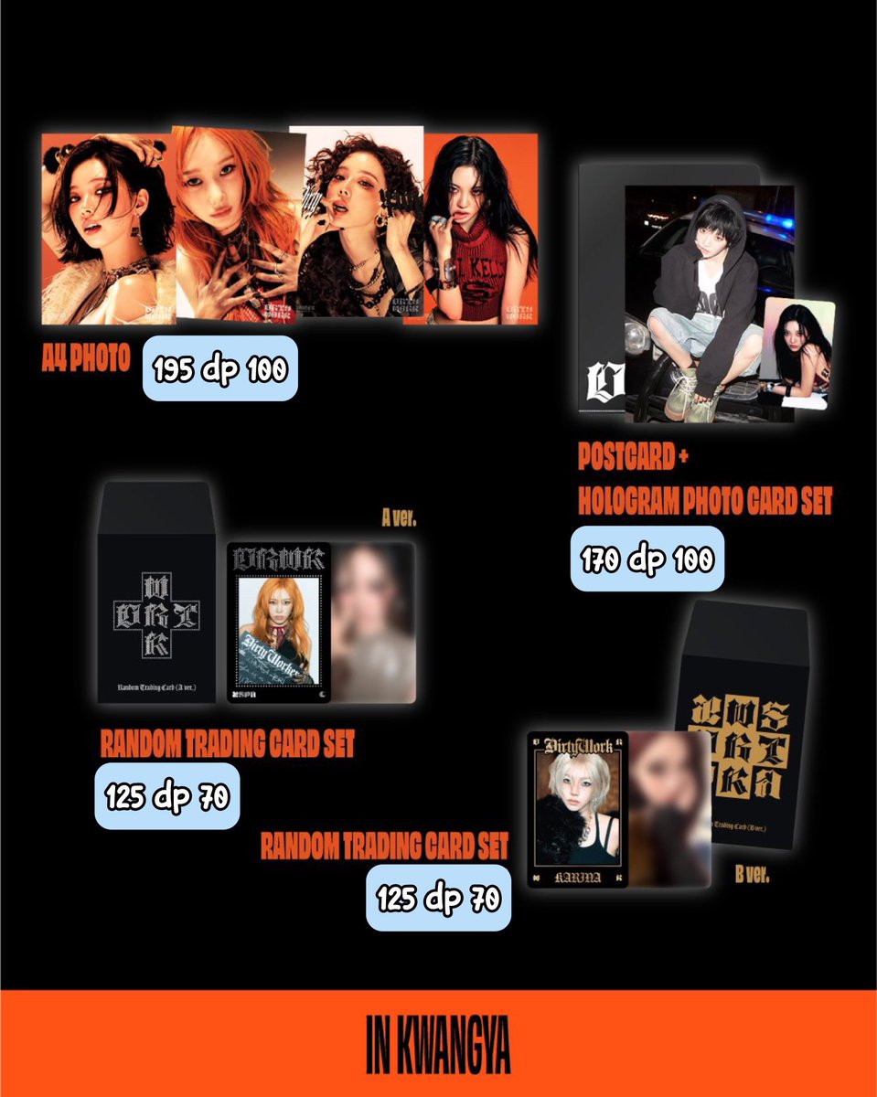 haetnimgo's tweet image. ⛓️‍💥 OPEN PO — aespa Dirty Work MD

♡ price on pict (idr)
♡ pembelian min 5pcs disc 5k/ea
♡ choose member

🛒 to order? DM 

📆 deadlines:
batch 1 ~ 27/6 - 21.30pm
last batch ~ 28/6 ~ 16.00 pm

*offline jastip: 
visit both day. kalau day 1 tidak dapat = dibelikan di day 2.…