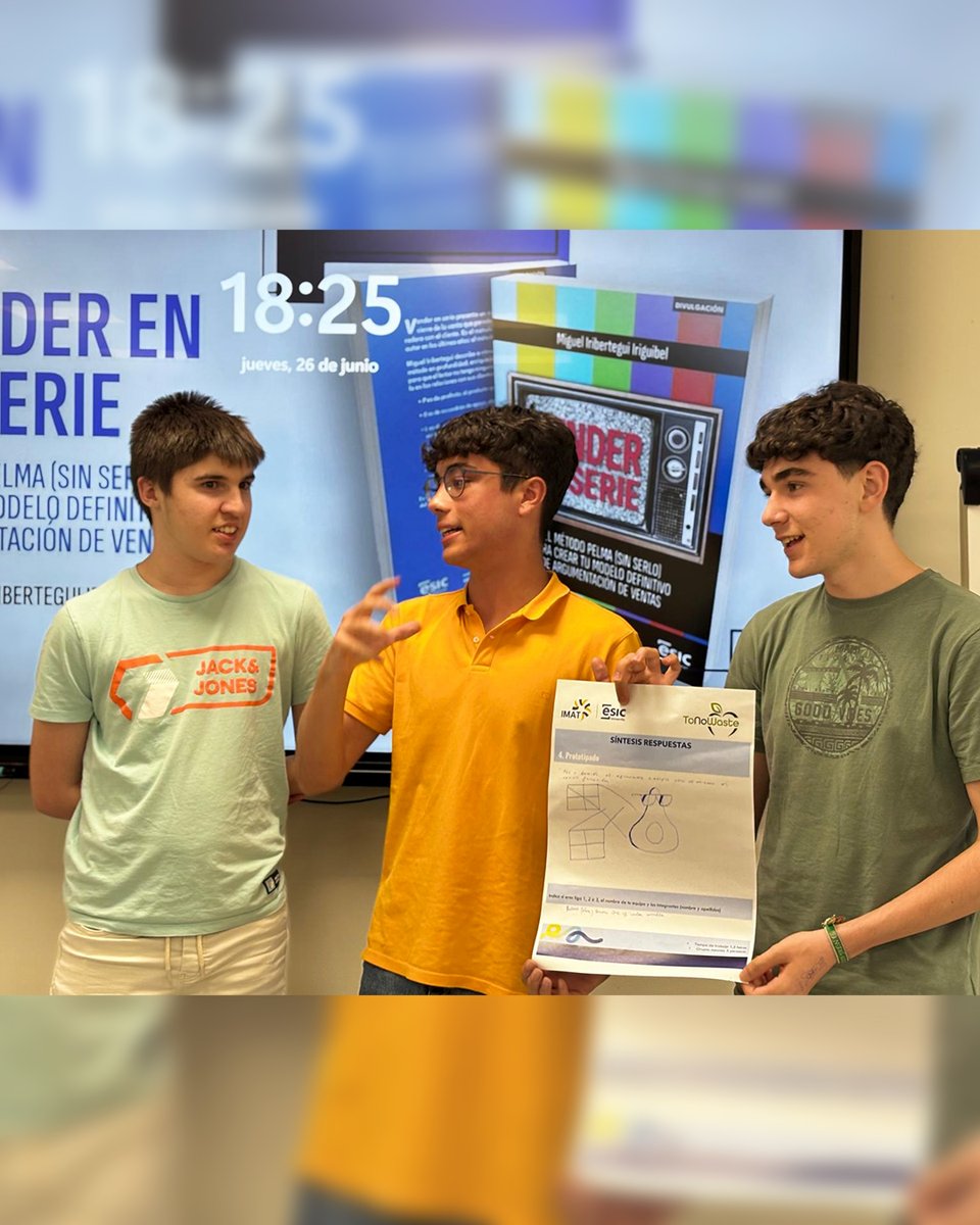 🔬 Alumnos de #BachilleratoInvestigación participaron en el XI Congreso de Innovación Aplicada de #ESIC University #IMAT2025 🎓 Presentaron sus proyectos y trabajaron en soluciones para el desperdicio alimentario con #TonoWaste 👏 
#ColegioLitterator en #Aranjuez &gt; #SueñaCreativo