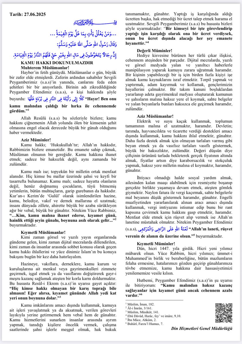 ihtiramagit's tweet image. Son zamanlarda okunan en iyi hutbe…
#hayirlicumalar