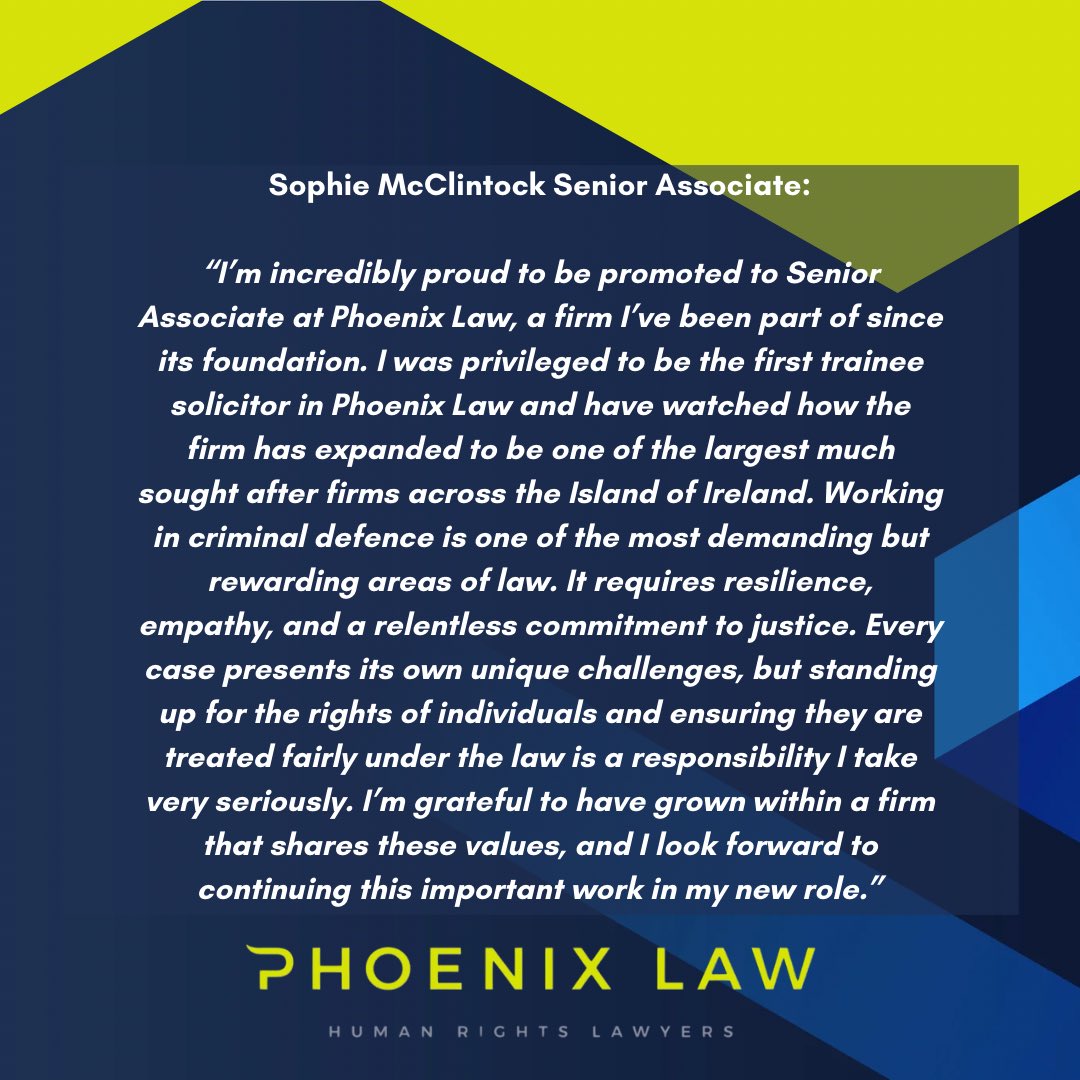 PhoenixLawHR's tweet image. Congratulations to Sophie on her well deserved promotion to Senior Associate! #TeamPhoenix