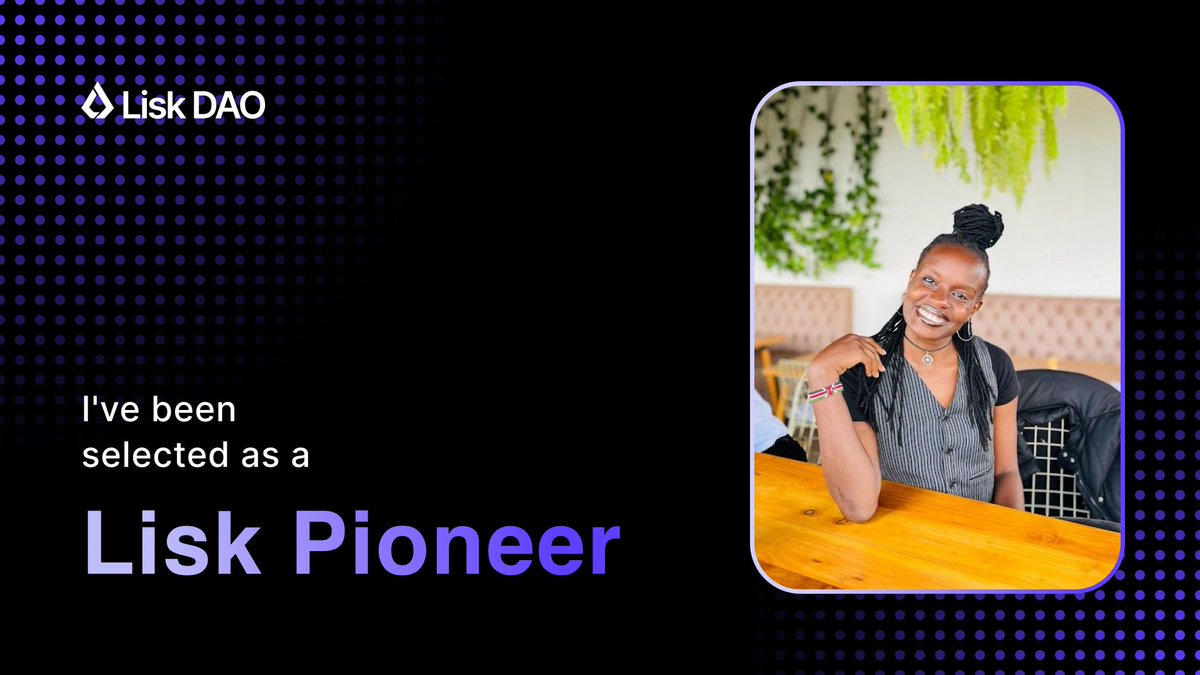 Valeria 💫💫 (@codingvaleria) on Twitter photo Grateful to be named a #LiskPioneer – Season 1 🥳
This flows from the quiet impact of <a href="/zuAfrique/">ZuAfrique</a> and my devotion to uplifting fellow #TechSisters with <a href="/TechSistersKE/">TechSistersKenya</a> & <a href="/LiskDAO/">Lisk DAO</a>.
A reminder to keep giving with intention & heart.
Thanks <a href="/lawalkay/">michael lawal</a> <a href="/eannan_24/">Eric Annan | AyaHQ | Blockchain Policy Advocate|</a> <a href="/chiidubem/">bems</a> <a href="/LiskDAO/">Lisk DAO</a> Grateful to be named a #LiskPioneer – Season 1 🥳
This flows from the quiet impact of <a href="/zuAfrique/">ZuAfrique</a> and my devotion to uplifting fellow #TechSisters with <a href="/TechSistersKE/">TechSistersKenya</a> & <a href="/LiskDAO/">Lisk DAO</a>.
A reminder to keep giving with intention & heart.
Thanks <a href="/lawalkay/">michael lawal</a> <a href="/eannan_24/">Eric Annan | AyaHQ | Blockchain Policy Advocate|</a> <a href="/chiidubem/">bems</a> <a href="/LiskDAO/">Lisk DAO</a>