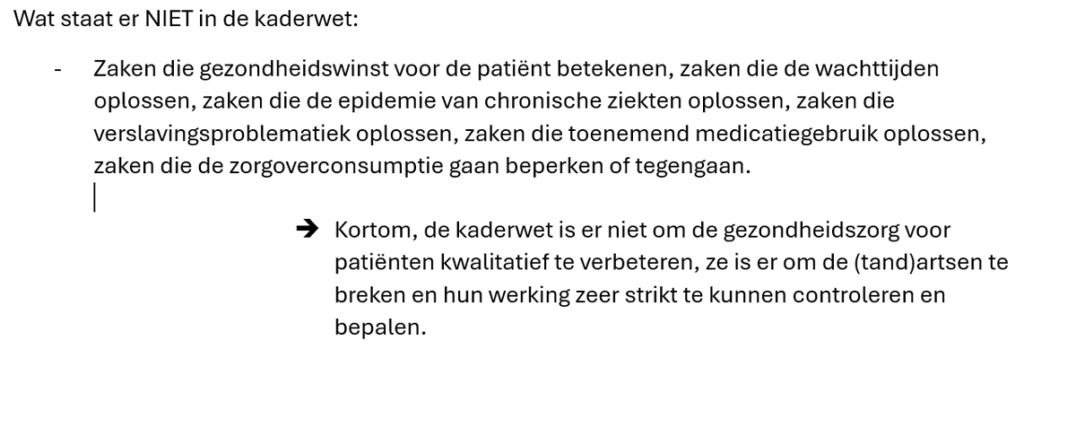 Nikolas De Meurechy (@ndemeurechy) on Twitter photo Beste <a href="/vrtnws/">VRT NWS</a> <a href="/VTMNIEUWS/">VTM NIEUWS</a> <a href="/MediSfeer/">Medi-Sfeer</a> <a href="/specialistkrant/">De Specialist</a> en <a href="/de_NVA/">N-VA</a> <a href="/cdenv/">cd&v</a> omdat jullie blijkbaar nog steeds niet goed begrijpen wat de kaderwet juist omvat, heb ik het even zeer summier samengevat. En dan heb ik nog niet alles beschreven. Beste <a href="/vrtnws/">VRT NWS</a> <a href="/VTMNIEUWS/">VTM NIEUWS</a> <a href="/MediSfeer/">Medi-Sfeer</a> <a href="/specialistkrant/">De Specialist</a> en <a href="/de_NVA/">N-VA</a> <a href="/cdenv/">cd&v</a> omdat jullie blijkbaar nog steeds niet goed begrijpen wat de kaderwet juist omvat, heb ik het even zeer summier samengevat. En dan heb ik nog niet alles beschreven.