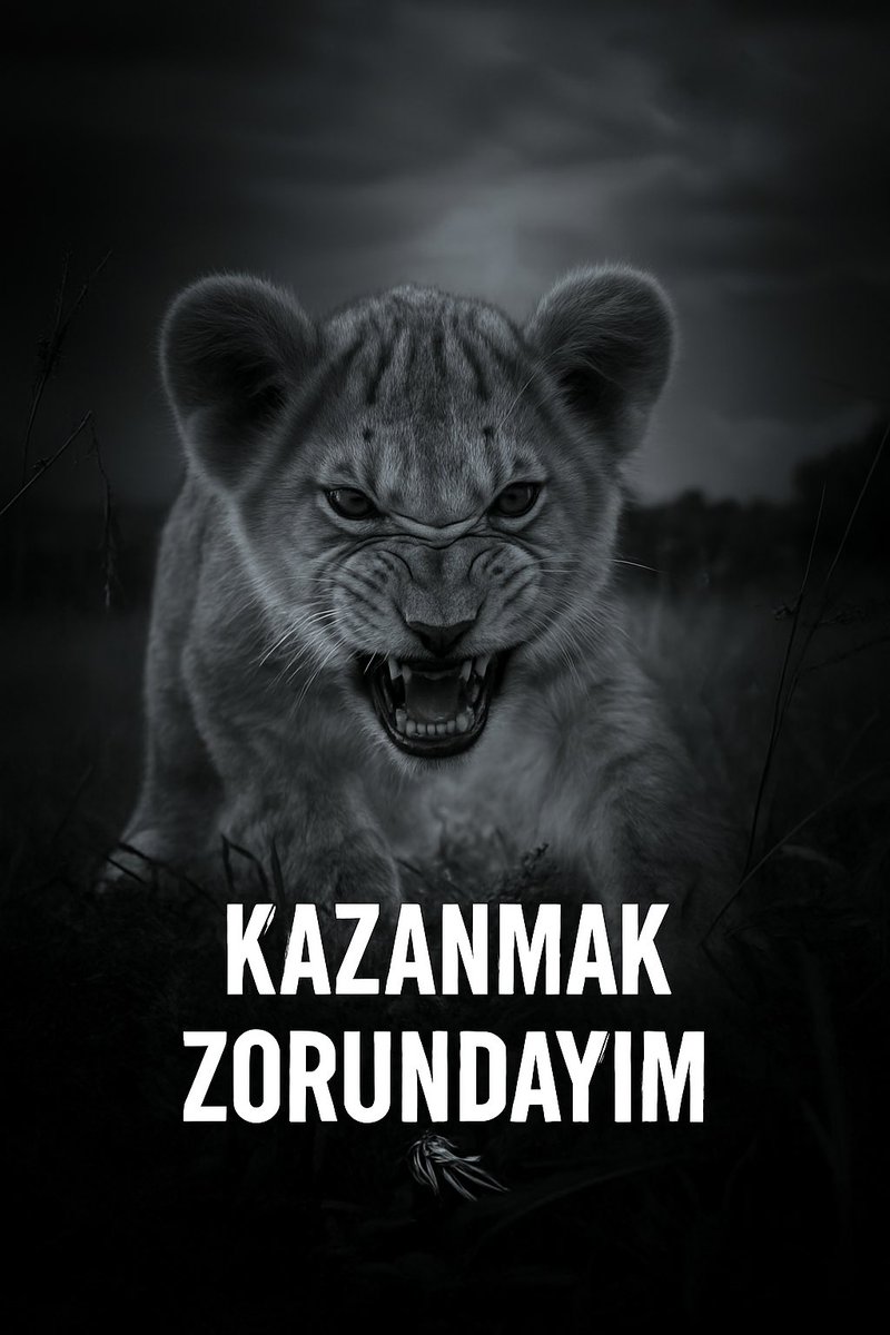 “Ben kazanacağım” değil
“Kazanmak zorundayım”