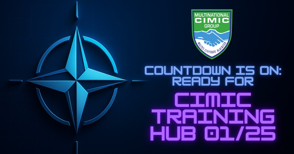 CimicMedia's tweet photo. Countdown is on: ready for #CIMICTrainingHub!

Starting July 1st, 14 NATO Nations &amp; 27 CIMIC operators at MNCG for the first pilot event under
the NATO Force Model.

Focus: Interoperability, deterrence, cooperation.

#NATO #CIMIC #MNCG #Training #NATO2030 #CIMICReady https://t.co/CXrC08V0MZ