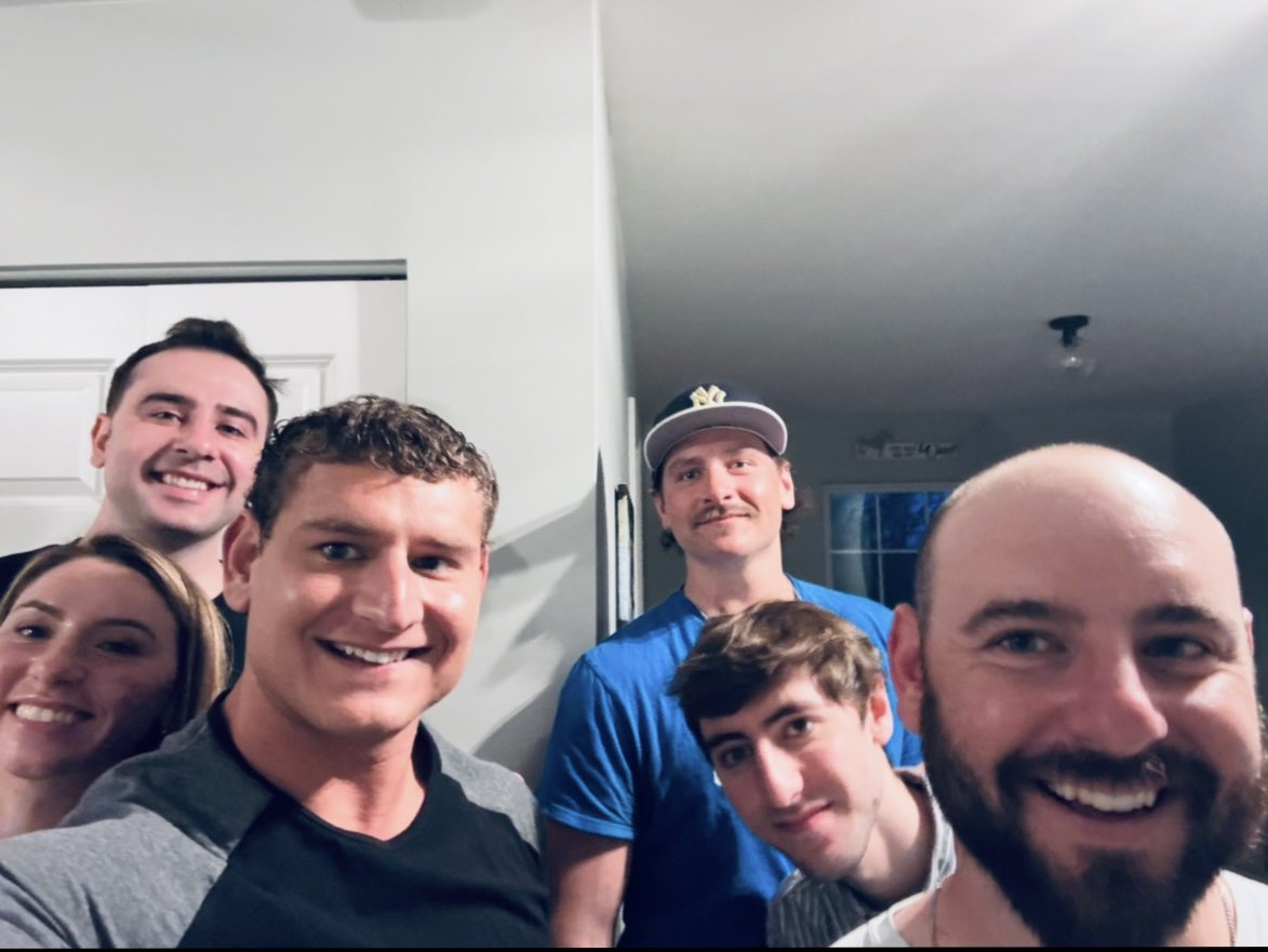 BushnellTom's tweet image. At the time, this picture felt so random. But it makes sense, other than the holidays I don’t remember the last time all 6 of us just hung out. This memory  was the last time we all shared stories, jokes and laughs together.

62 days later…. The void is real, and unexplainable.