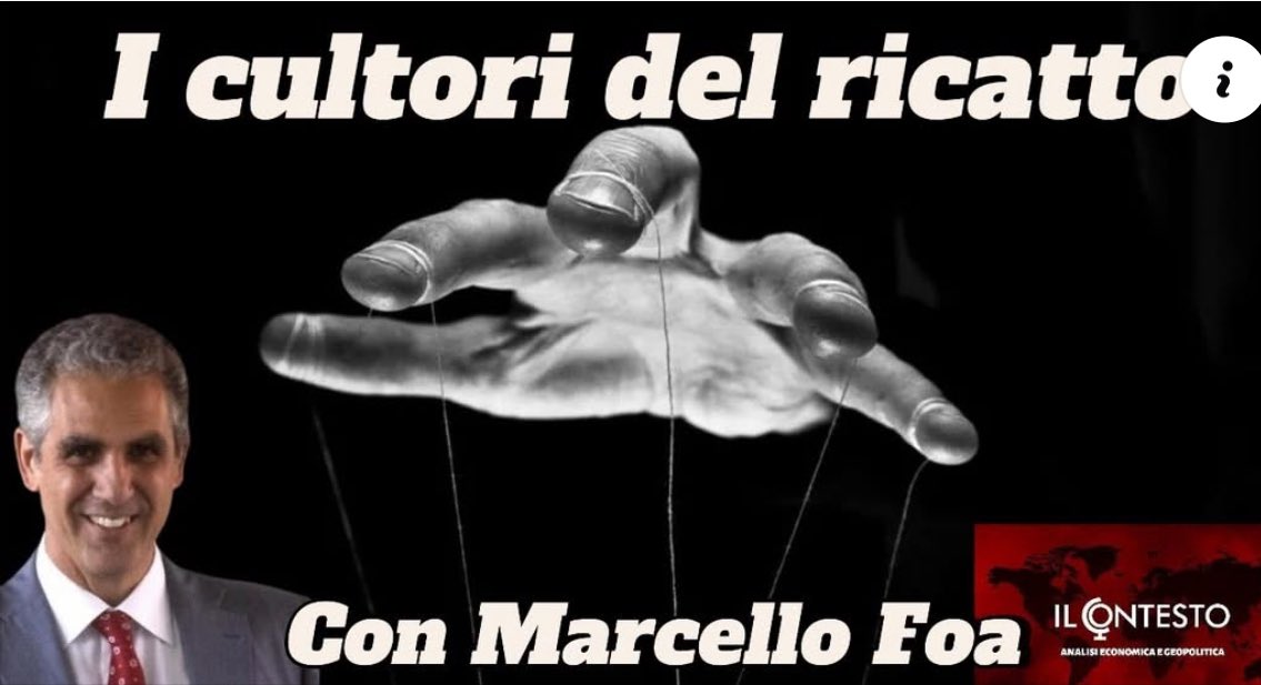 MarcelloFoa's tweet image. Pensate a cosa sta succedendo nel mondo e a come i leader si stanno comportando . Il tema del ricatto è sempre più attuale. Con il vecchio establishment era mascherato da buone intenzioni, in realtà era pervicace. Con Trump è diventato esplicito.
Bella chiacchierata con Giacomo…