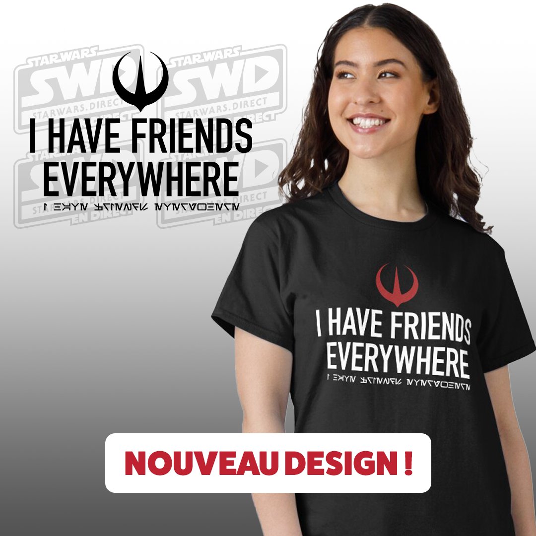 swendirect's tweet image. ⭐[BOUTIQUE SWD] Nouveaux designs inspirés de la série #Andor  ! 

I Have Friends Everywhere (noir) redbubble.com/shop/ap/171411…
I Have Friends Everywhere (blanc) redbubble.com/shop/ap/171750…

We Are The Ghor! (blood)  redbubble.com/shop/ap/171043…
We Are The Ghor! (x)  redbubble.com/shop/ap/171759…