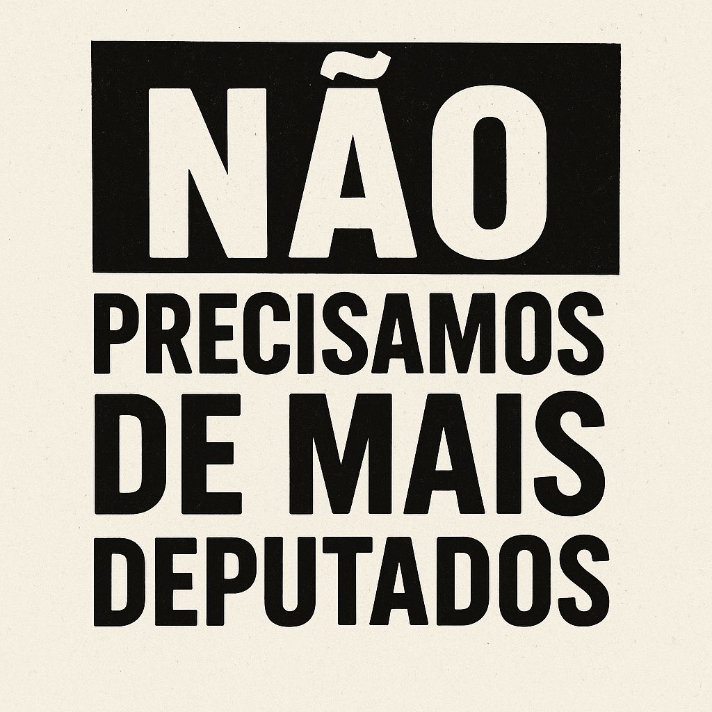 CONGRESSO INIMIGO DO POVO
Fim das EMENDAS DA CORRUPÇÃO