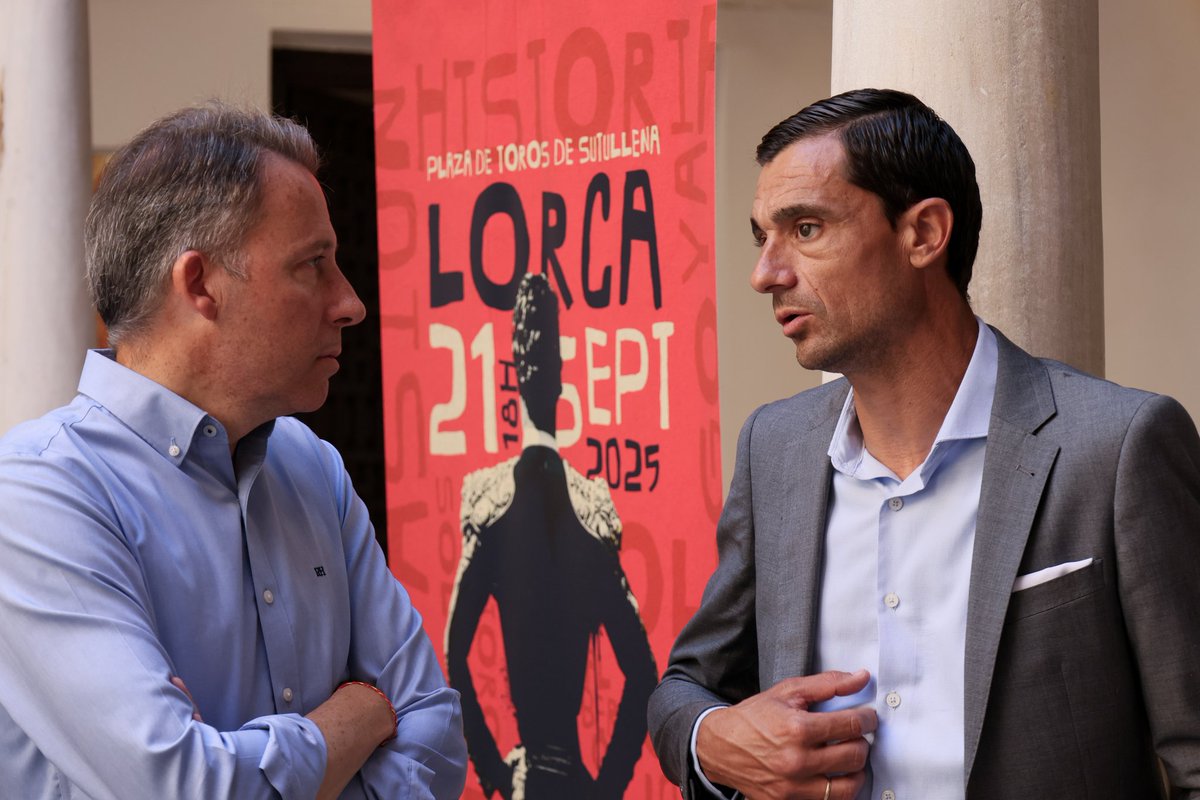 CulturaLorca's tweet image. ✅José María Manzanares, Paco Ureña y Juan Ortega, una combinación de lujo para el próximo septiembre en el 📍Coso de Sutullena de Lorca
🖱️ lorca.es/noticias/notic…