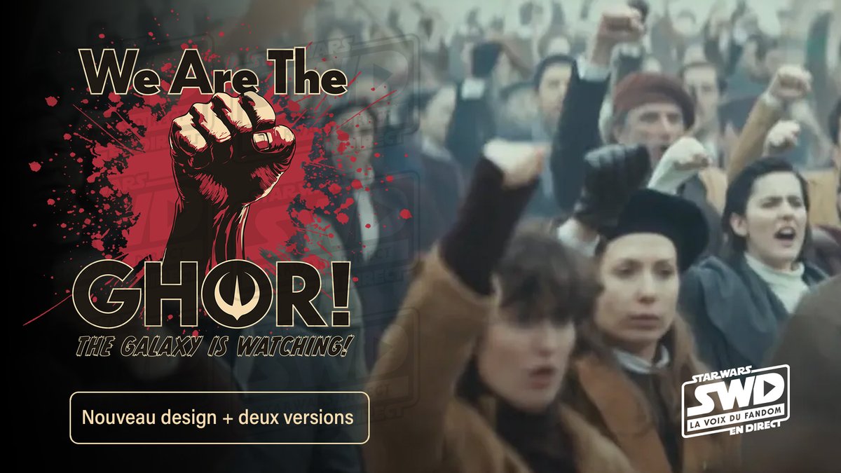 swendirect's tweet image. ⭐[BOUTIQUE SWD] Nouveaux designs inspirés de la série #Andor  ! 

I Have Friends Everywhere (noir) redbubble.com/shop/ap/171411…
I Have Friends Everywhere (blanc) redbubble.com/shop/ap/171750…

We Are The Ghor! (blood)  redbubble.com/shop/ap/171043…
We Are The Ghor! (x)  redbubble.com/shop/ap/171759…