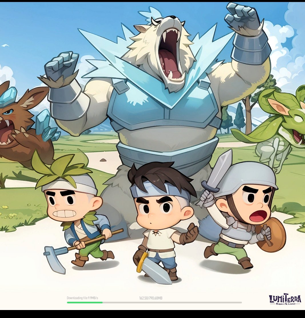 Downloading in progress
Almost there! Getting ready to dive into LumiTerra this art style is just too good! Can’t wait to explore and grind with my squad <a href="/LumiterraGame/">Lumiterra (mainnet arc)</a>
