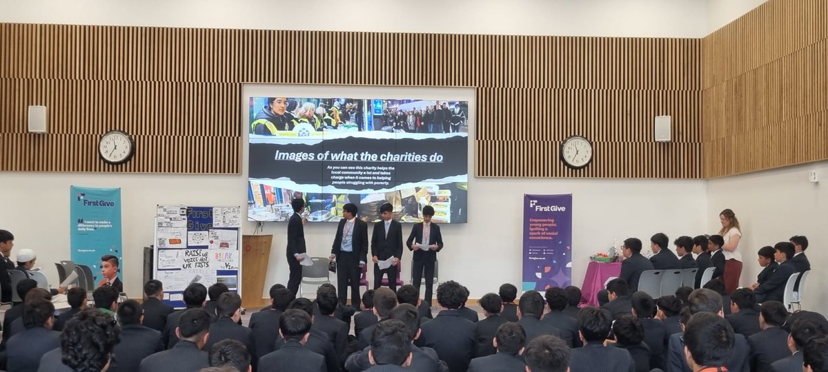 edenboysbford's tweet image. A fantastic First Give Finals at EBB. Huge congratulations to our winning group representing St Giles Trust_ incredible team work, passion and purpose.  Every student made us proud.
#FirstGive @FirstGiveACo SocialAction #Service