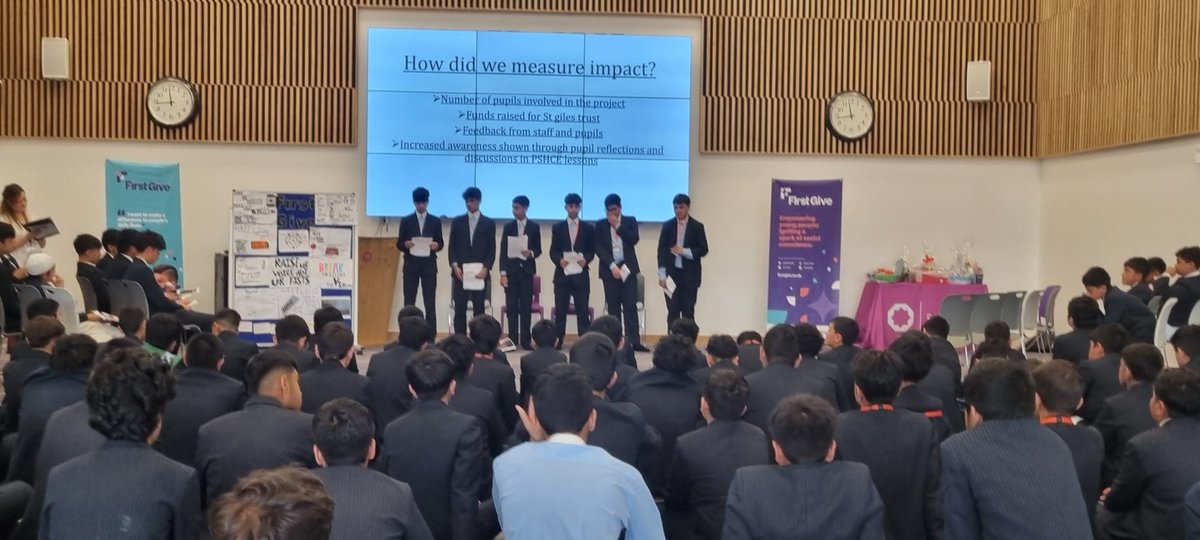edenboysbford's tweet image. A fantastic First Give Finals at EBB. Huge congratulations to our winning group representing St Giles Trust_ incredible team work, passion and purpose.  Every student made us proud.
#FirstGive @FirstGiveACo SocialAction #Service
