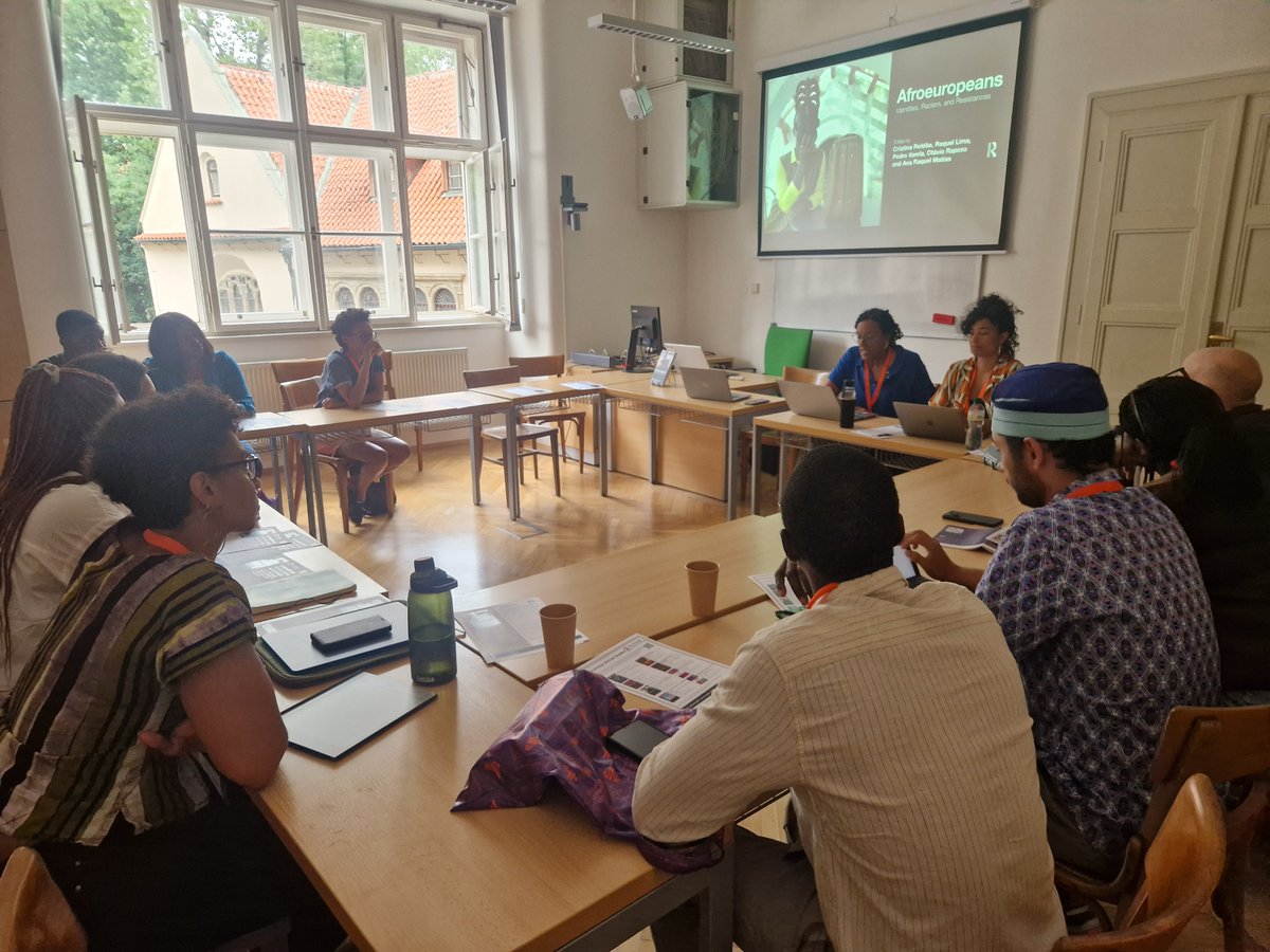 Great discussion of this important new book hot off the press at #ECAS2025! 

Find out more about Afroeuropeans: Identities, Racism, and Resistances here: 
routledge.com/9781032759036