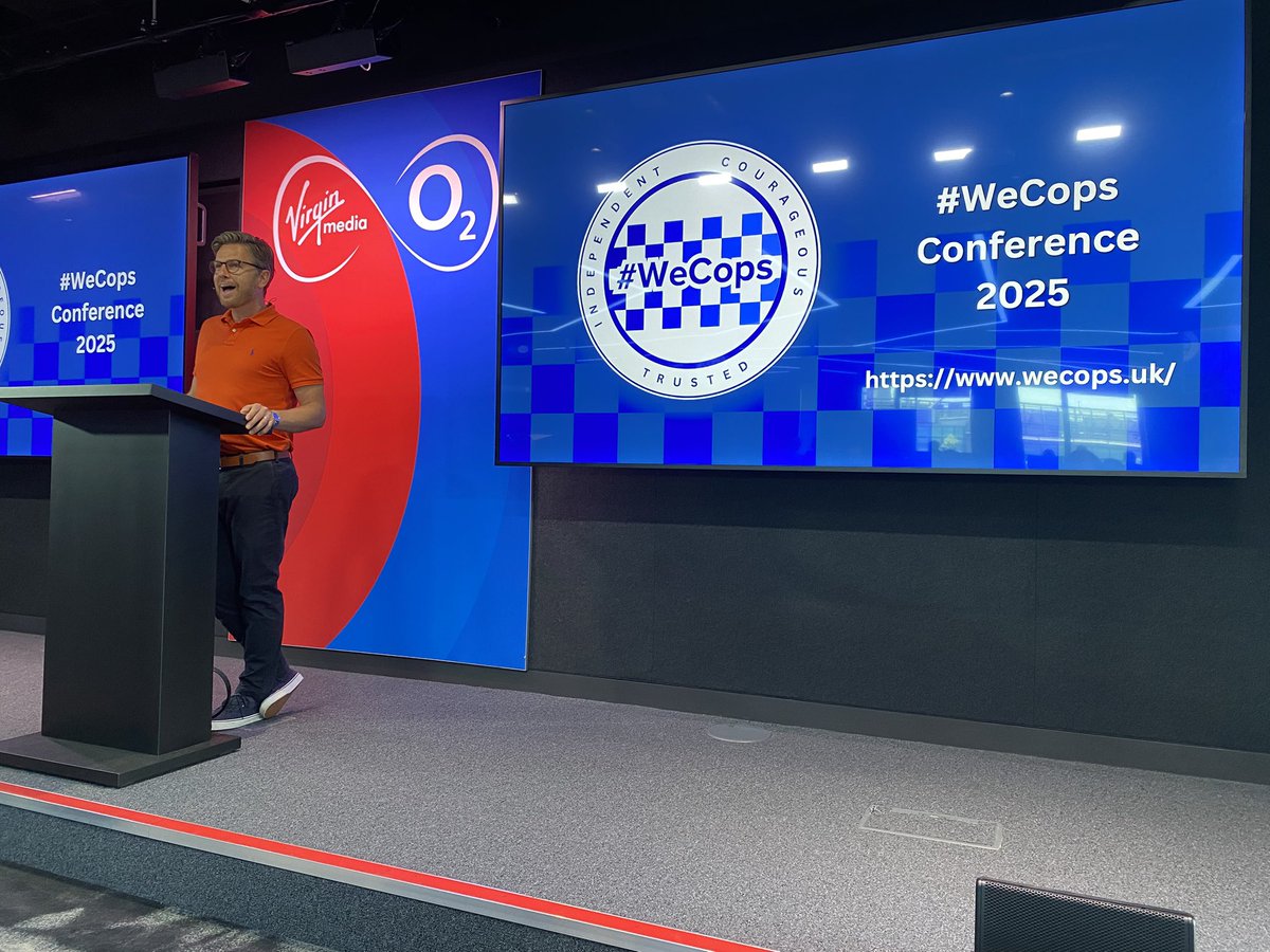 #WeCops #WeCopsConference2025

And we are off with our annual conference hosted with our thanks by VirginMedia02.