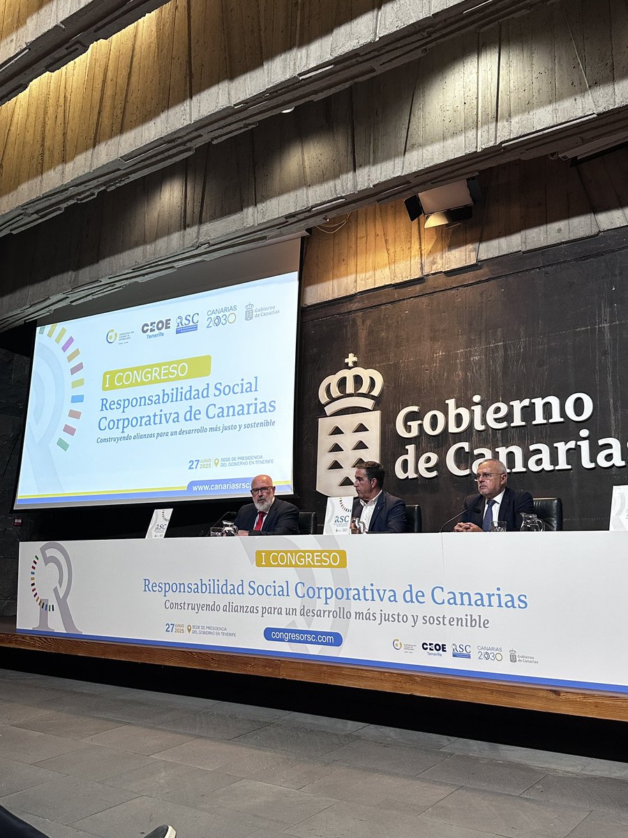 Empieza el I Congreso #Canarias de #RSC … responsabilidad social corporativa sostenible