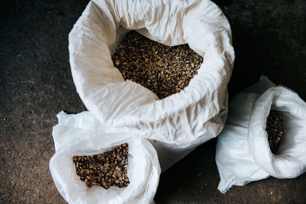 Hard at work on another batch of gin! 💪