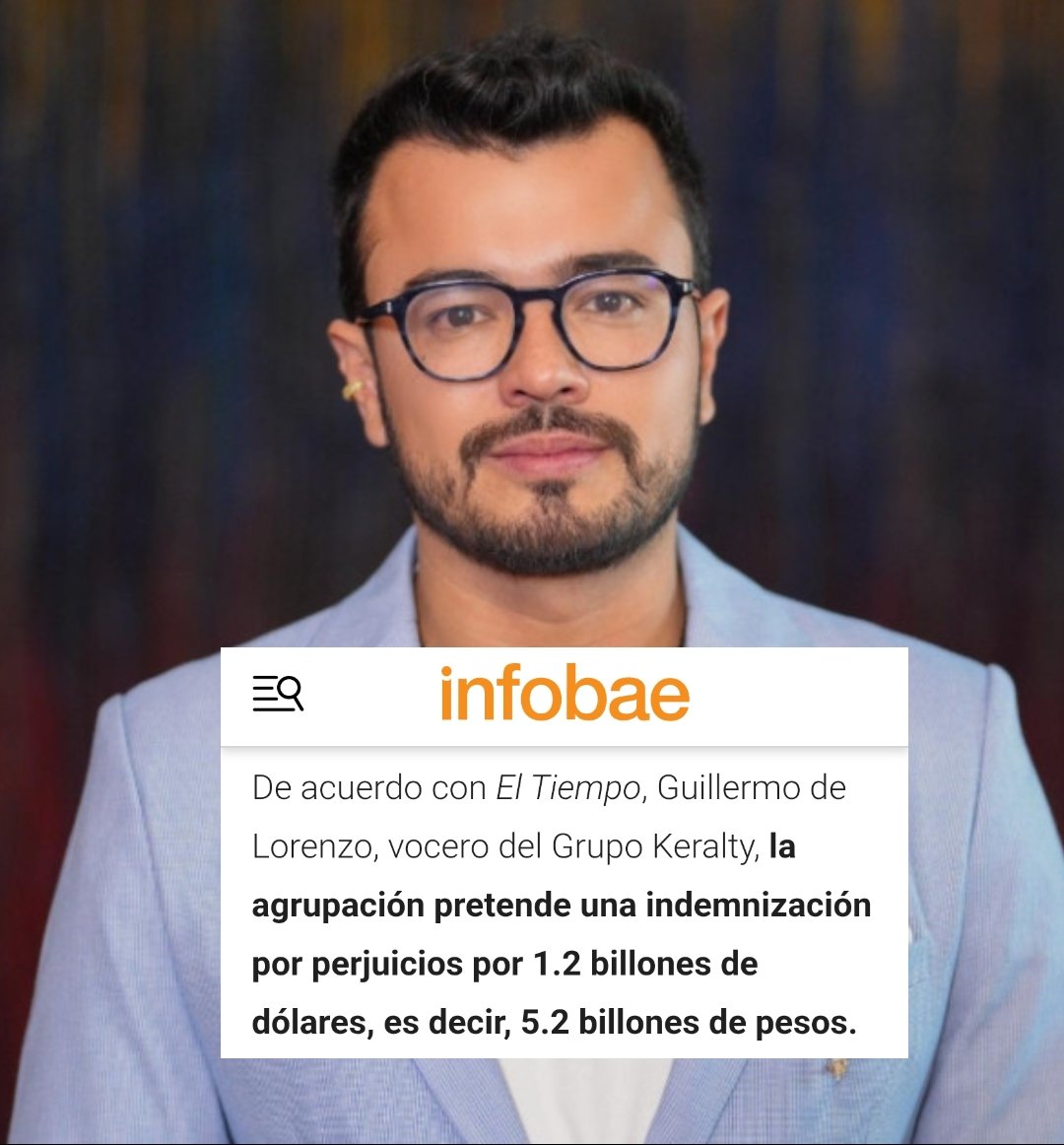 Jairo Ladino (@jairoladino_) on Twitter photo Se confirmó que EPS SANITAS fue intervenida de manera irregular por el gobierno.
🔸 La demanda que puso Keralty suma 5.2 BILLONES DE PESOS de indemnización. La ganarán.
Señor <a href="/LuisCarlosLealA/">Luis Carlos Leal A🏳️🌈🏳️⚧️</a>, deberia ser ilegal que usted tenga un cargo público en su vida! INEPTO! Se confirmó que EPS SANITAS fue intervenida de manera irregular por el gobierno.
🔸 La demanda que puso Keralty suma 5.2 BILLONES DE PESOS de indemnización. La ganarán.
Señor <a href="/LuisCarlosLealA/">Luis Carlos Leal A🏳️🌈🏳️⚧️</a>, deberia ser ilegal que usted tenga un cargo público en su vida! INEPTO!