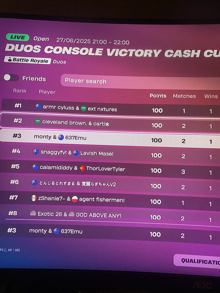+100 sold the double win because montys dad turns off wifi