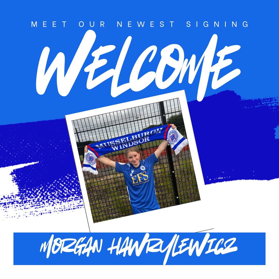 📣 NEW SIGNING 📣

We’re delighted to welcome Morgan Hawrylewicz ⚽️

Morgan has already hit the ground running and is making an incredible impact on the squad. A fantastic addition to the team being award POTM on her first 2 appearances 🙌🏼

Welcome to the Windsor Morgan! 💙