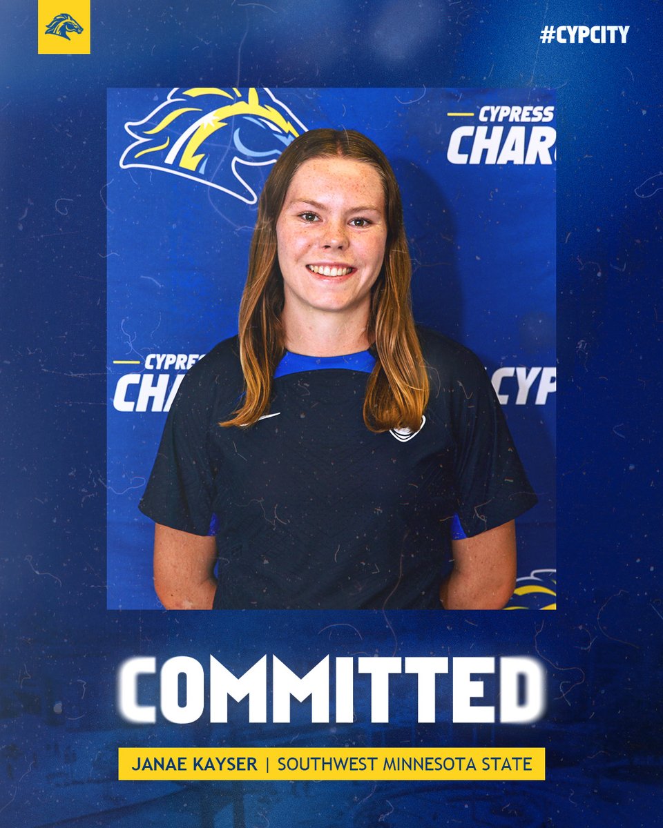 Cypress College Women's Soccer 2025 Commits 📣

⚡️Itzel Ramirez-Cal State LA
⚡️Megan Alcantara-Cal State LA
⚡️Sofia Lopez-Whittier College
⚡️Janae Kayser-Southwest Minnesota State