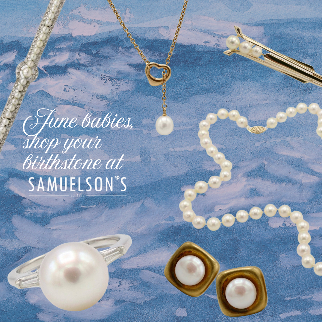 SamuelsonsRocks's tweet image. Soft, luminous, and effortlessly timeless — pearls are the gem of June. 
Celebrate the month with classic pieces that never go out of style. 
#JuneBirthstone #PearlPerfection #SamuelsonsStyle #NaturalElegance 
ow.ly/QIgl50VVlHh