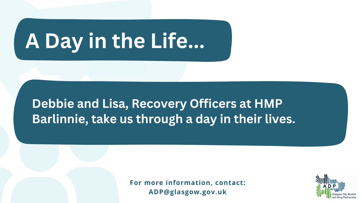 This week, we join Debbie and Lisa to see what a typical day as Recovery Officers at HMP Barlinnie is like! 

📰 Read Debbie and Lisa's blog: ow.ly/q4K750WhoeL