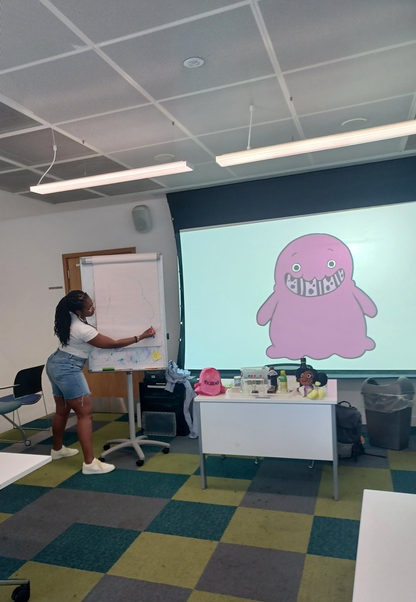 SouthwarkLibs's tweet image. The festival of words brought the author Chanté Timothy to Canada Water Library. The author and illustrator delighted children with her scientific Supa Nova book and artistic skills.