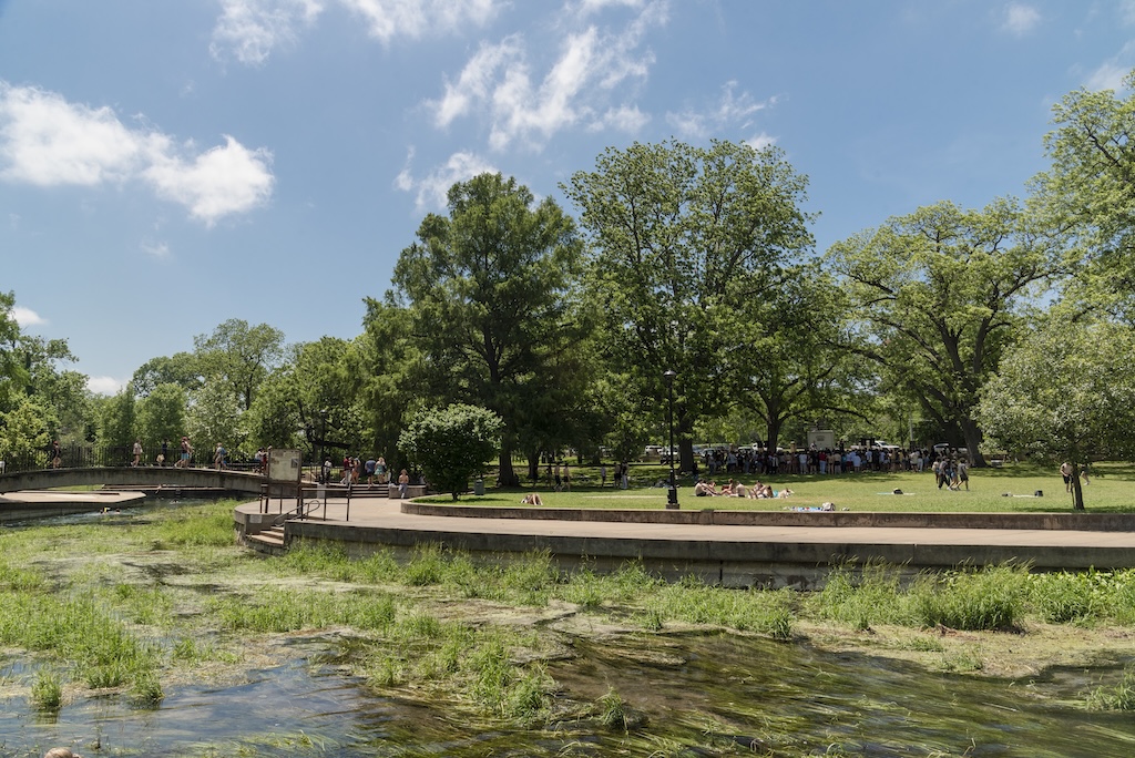 TXSTAdmissions's tweet image. Sewell Park: where the river’s clear, the sun’s bright, and Bobcat memories are made.