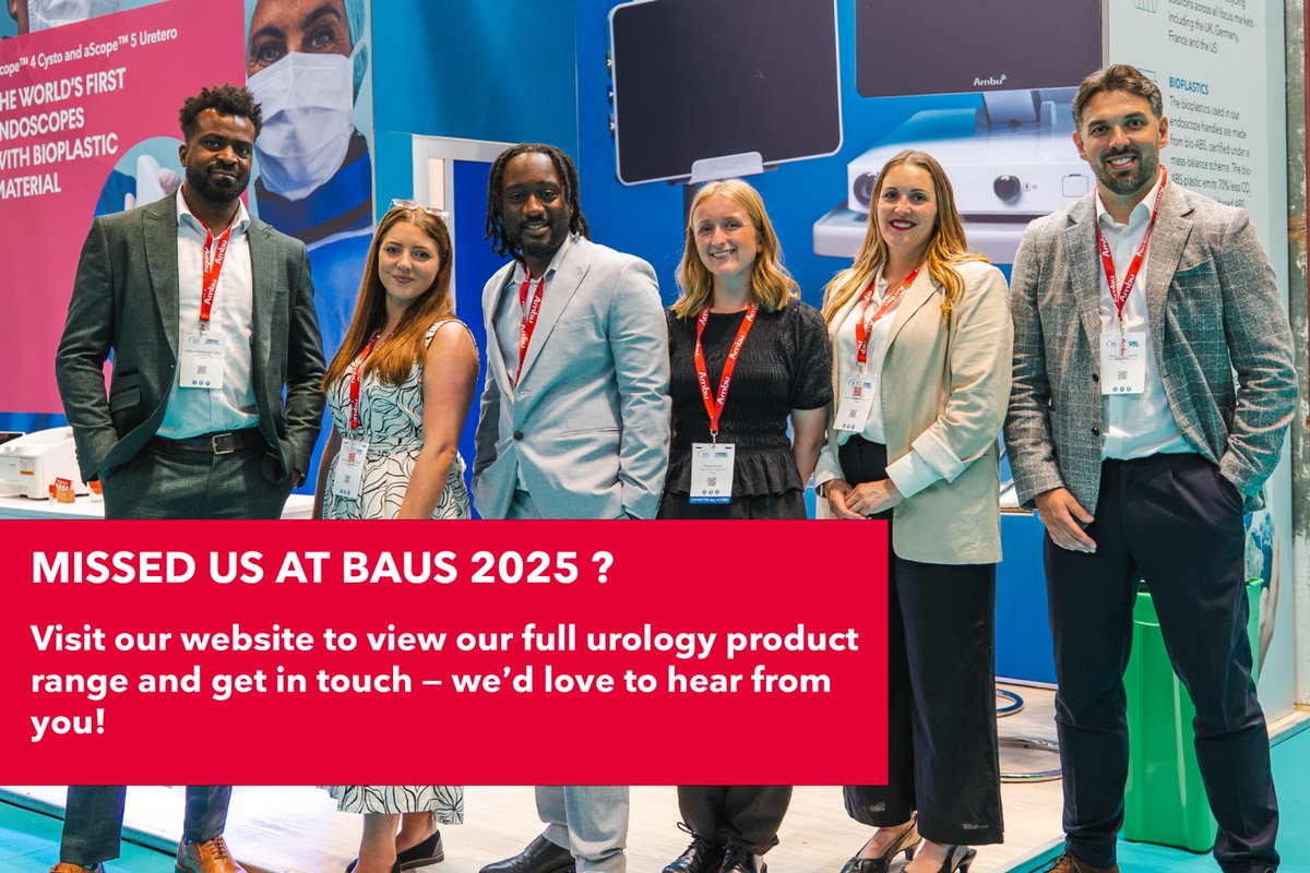 📢 Missed us at #BAUS2025?
You can still explore Ambu’s urology innovations designed to boost productivity &amp; simplify your workflow.

👉 ambu.co.uk/endoscopy/urol…
