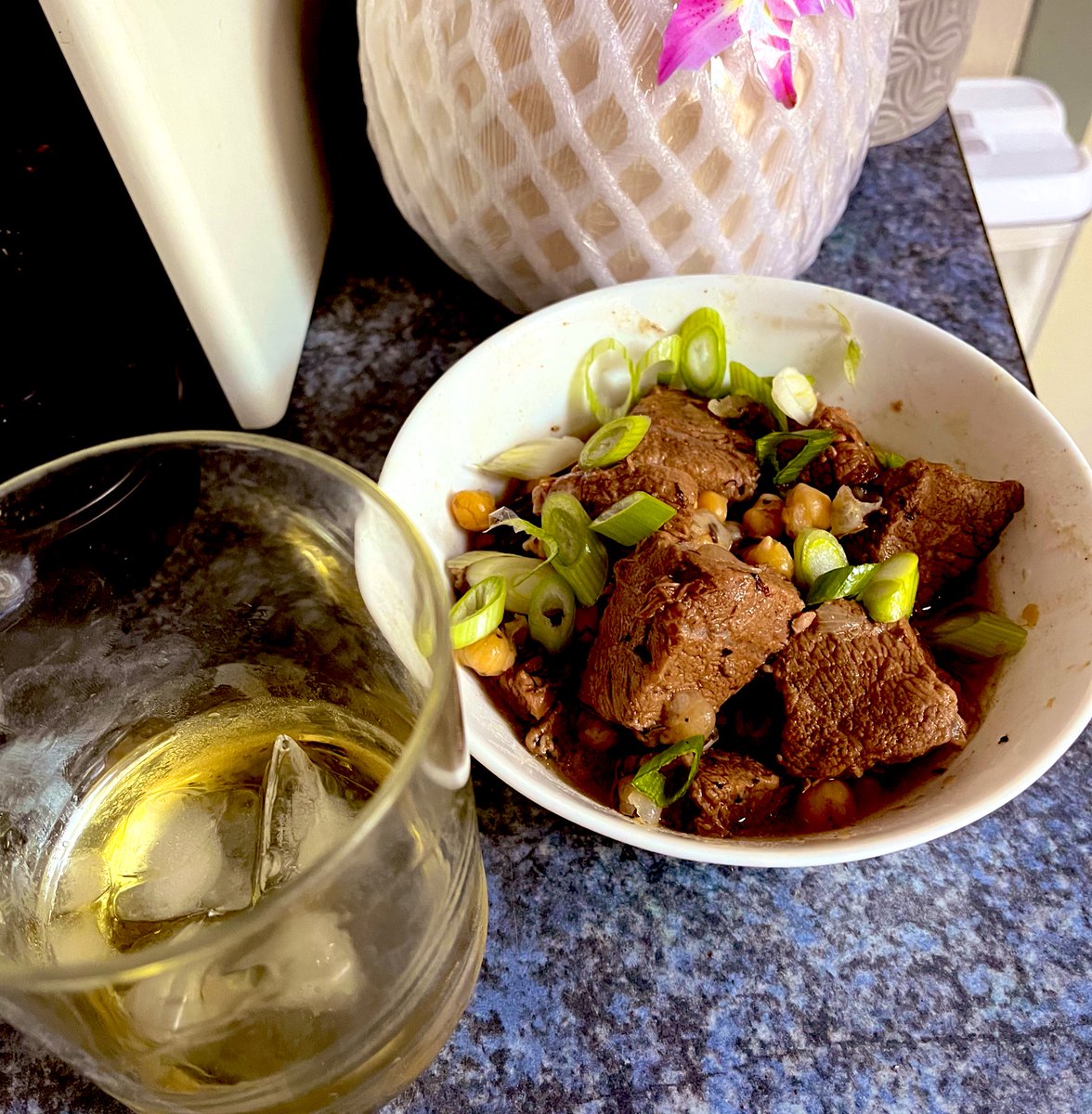 Agent99c's tweet image. Beef chickpeas stew #beef #lunchdinner #foodfriday