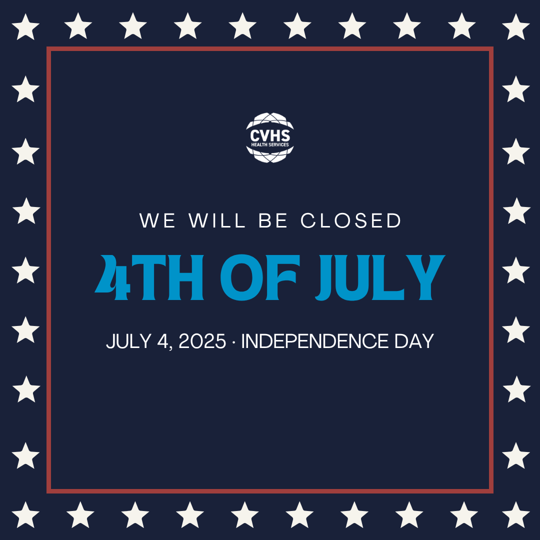 Please note that our health centers will be closed on Friday, July 4, for the holiday. We look forward to welcoming you back on Monday, July 7, at our usual hours.