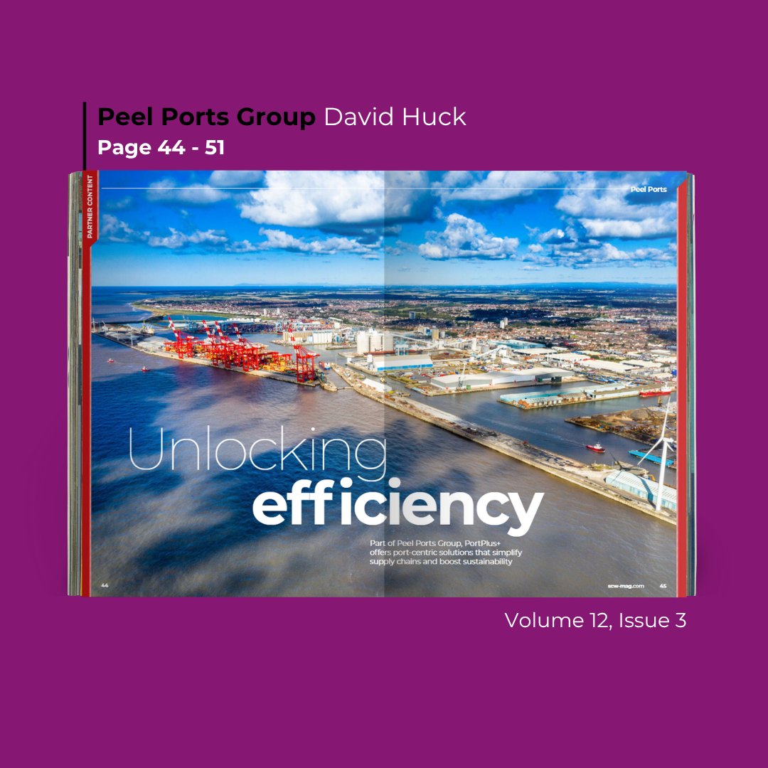 70 million tons of cargo, now moving smarter and greener.

David Huck, Chief Operating Officer at Peel Ports Group, dives into how their PortPlus+ solution is reshaping logistics.

ow.ly/Yxv450WgBxN