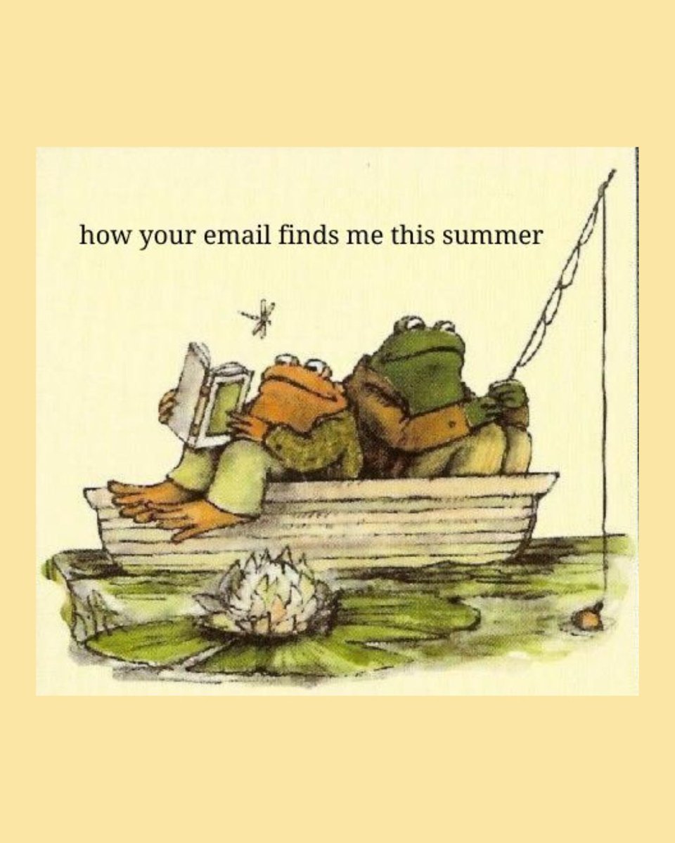 If you need me, I'll be here. ☺️📚

#frogandtoad #bookmeme #summer2025