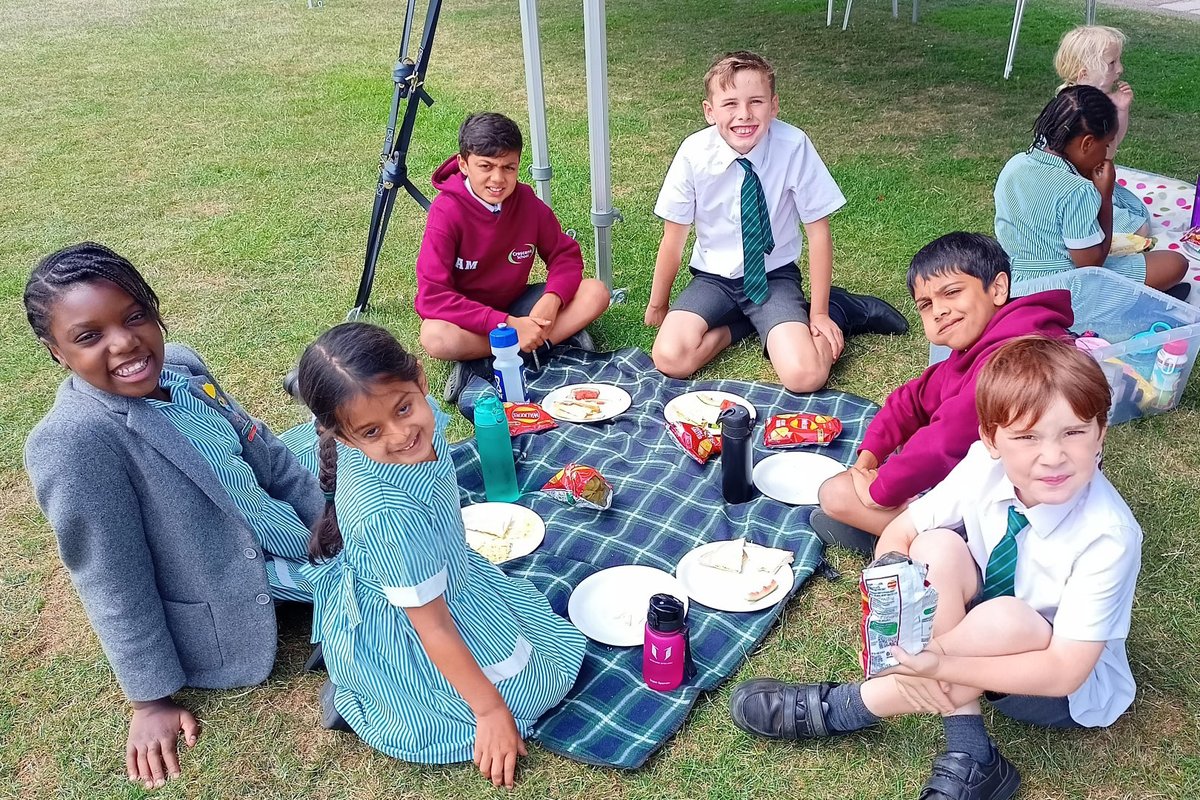 Here at Crescent Year 6 buddy with a Reception to help them through their first year at school. It’s part of what makes Crescent such a nurturing environment where every child can flourish.  This week the children enjoyed a farewell picnic to celebrate their time together.