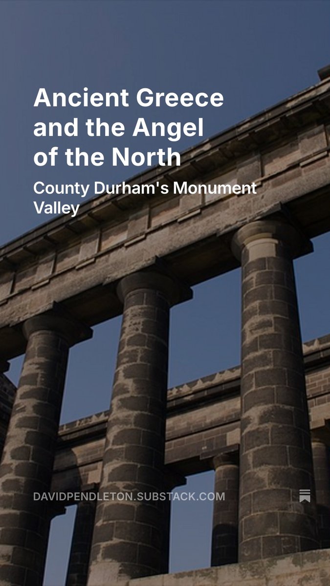 A 15 minute dash through County Durham's own Monument Valley. From Ancient Greece to the Angel of the North, to the seven bridges of the Tyne and the world's biggest coal staiths. 
Another snippet from my new book 'On the Tracks of the Flying Scotsman'. open.substack.com/pub/davidpendl…