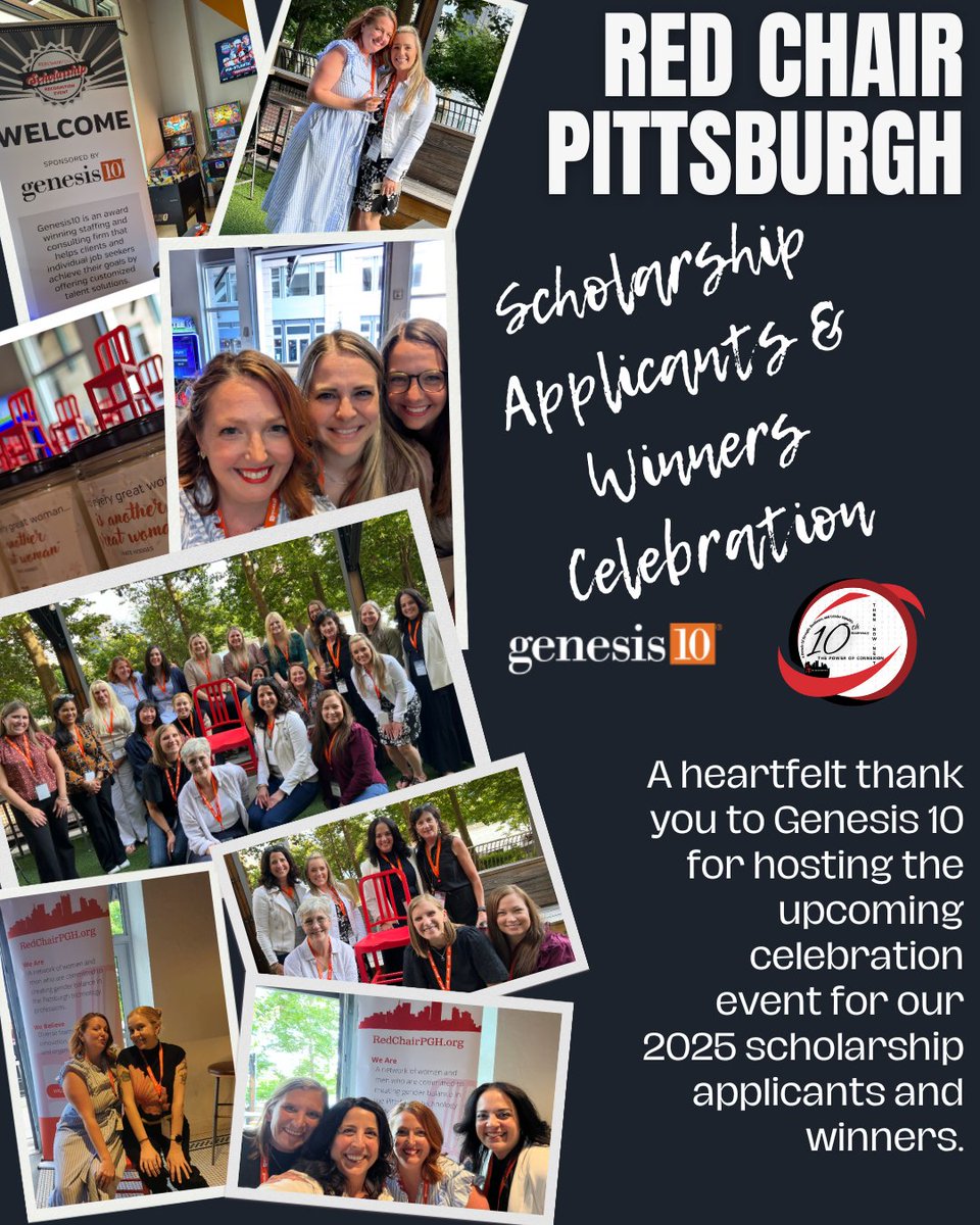 🎉 To everyone who applied for scholarships this season - you're ALL winners! 🏆

Congratulations to the scholarship recipients &amp; to those who applied. Putting yourself out there takes courage.

The courage to try is often the first step toward every breakthrough.

#redchairpgh