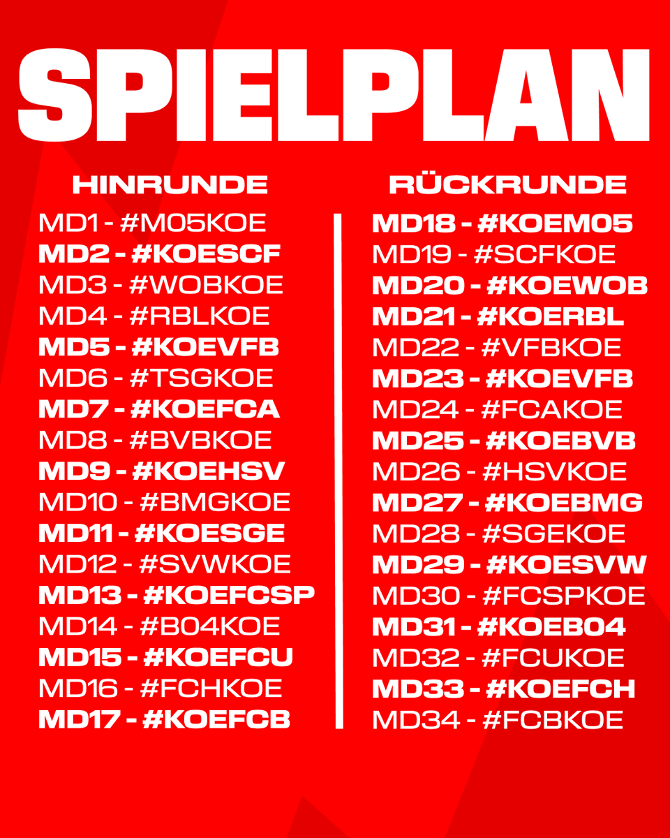 1. FC Köln tweet media