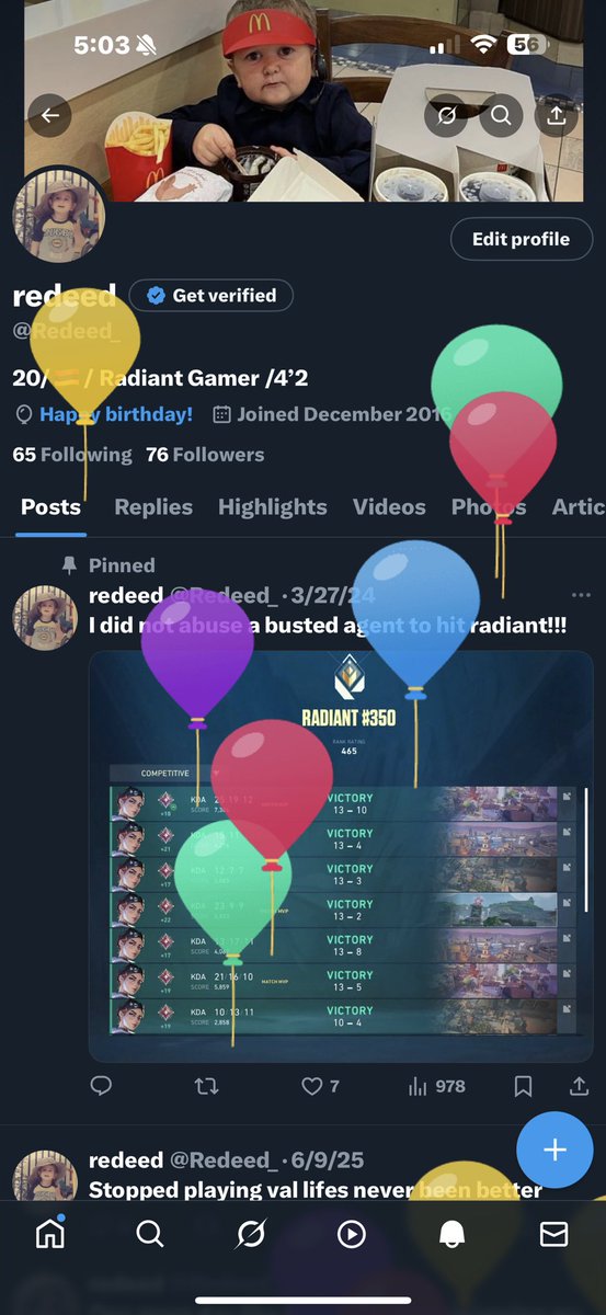 Redeed_'s tweet image. Yippie!!! Not a teen no more