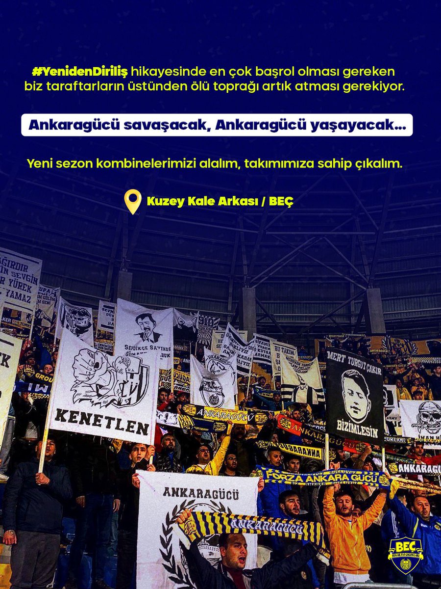 Kombinelerimizi alalım,
Kuzeyde buluşalım!
#beç