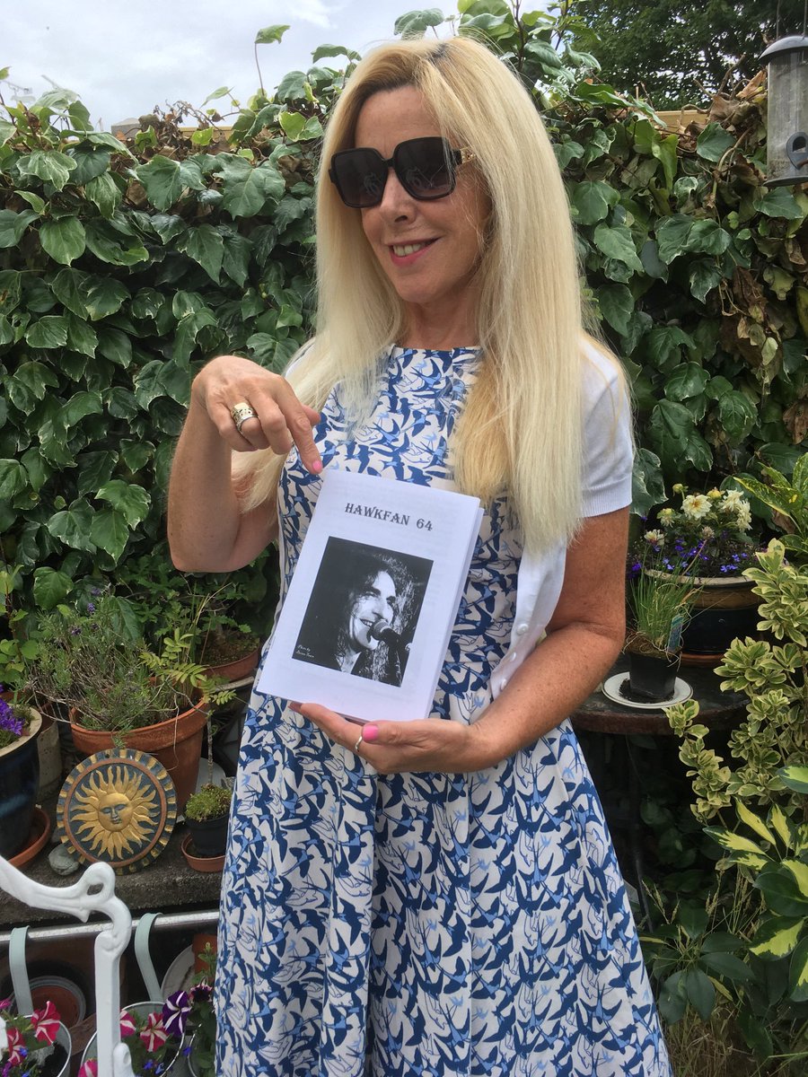 Brian Tawn’s esteemed organ Hawkfan 64 has landed, folks. Much love to the fabulous and sage Tawn(y) Owl Service for this magnificent issue, which features an interview with Hawklords guitarist, Jerry Richards and a lovely tribute to our pal the late, great Simon House. Luv &amp; Lux
