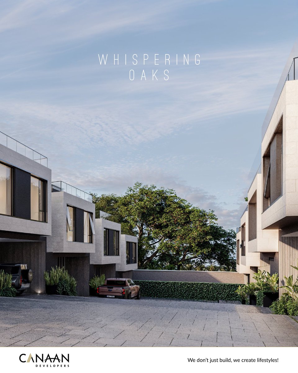 CanaanDeveloper's tweet photo. Whispering Oaks is architectural artistry in motion, tri-level villas that blend contemporary design with nature’s serenity.

#WhisperingOaks #LuxuryVillas #canaandevelopers #wdjb #wecreatelifestyles https://t.co/Hi3AhRNpaO