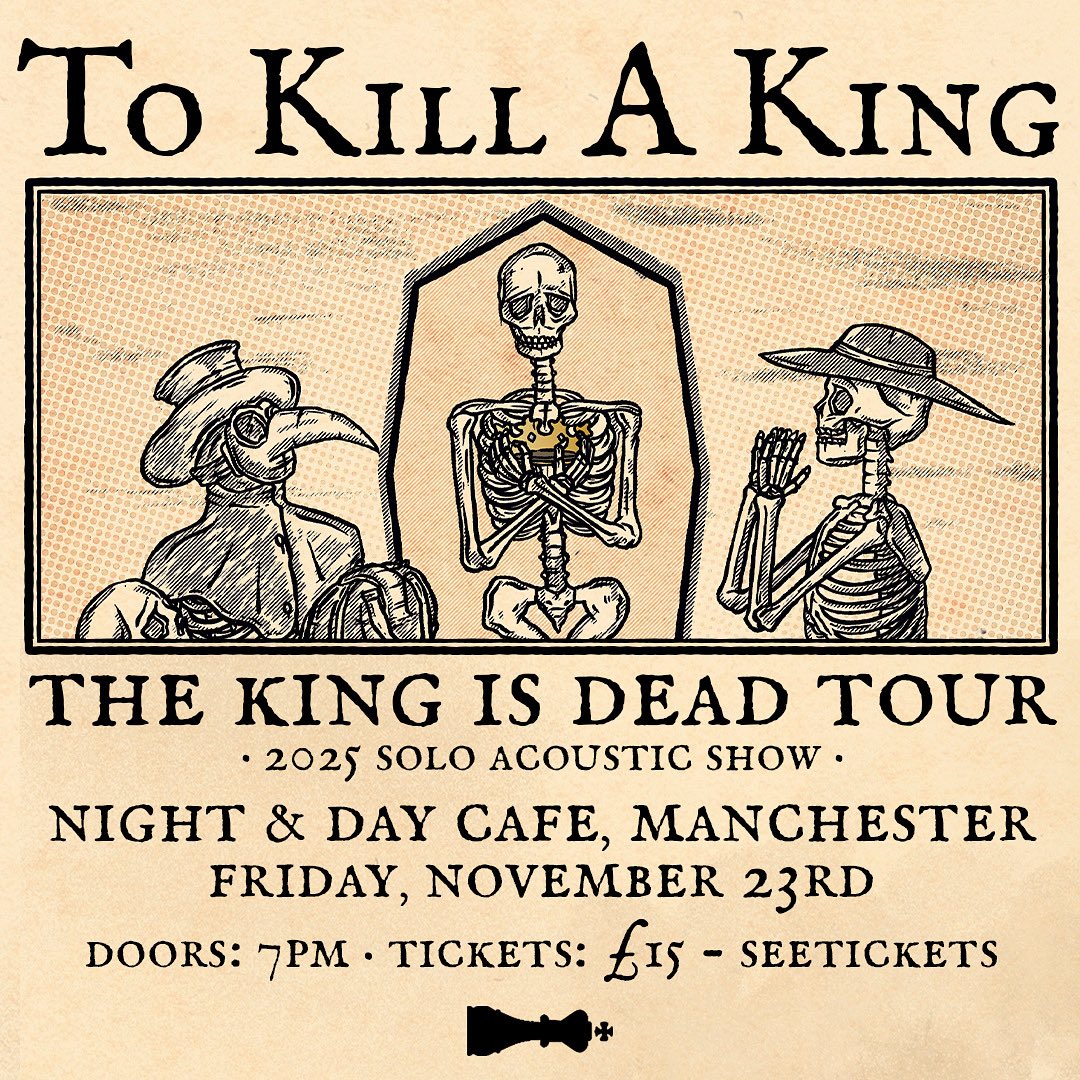 Manchester! I’m coming to the Night and Day Cafe this November to play you some songs. Get your tickets now. 

seetickets.com/tour/to-kill-a…