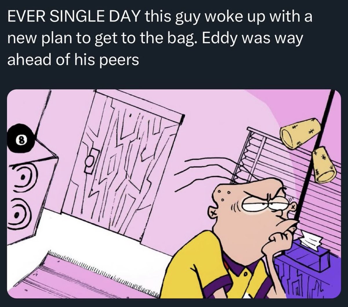 finna get in dat eddy mode