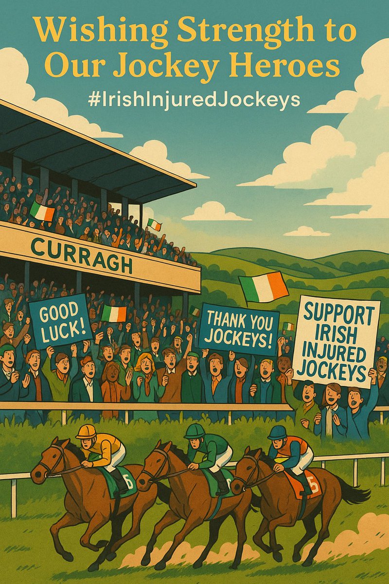 The very best of luck to all the brave men &amp; women riding in the <a href="/CorinthianChall/">Corinthian Challenge</a> today <a href="/curraghrace/">The Curragh Racecourse</a> 🏇🍀✨

We are all behind you 🦸‍♀️ 🦸‍♂️ 

#irishinjuredjockeys