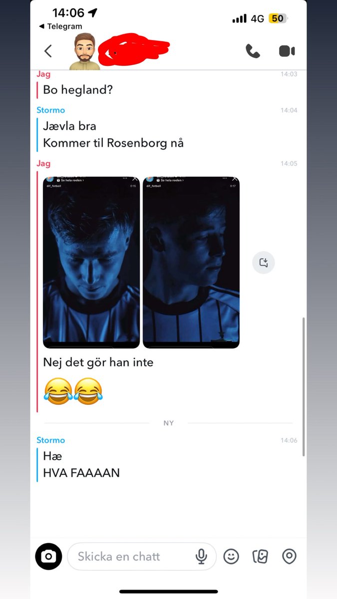 Norska polaren tycker Bo Hegland är bra. Sen blev han jävligt besviken😂😂