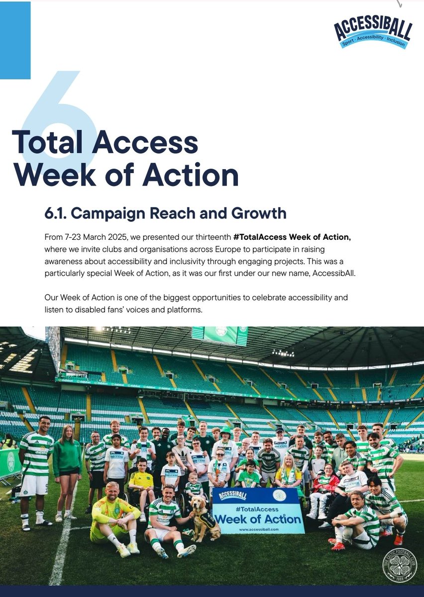 AccessibAll's tweet image. Who would've thought @Cristiano would one day play with an @AccessibAll banner in the background? ⚽💙
Real change is happening from stadiums to stories. Thanks to all!Lisbon
#TotalAccess #AccessibAll #InclusionInSport #WeekOfAction