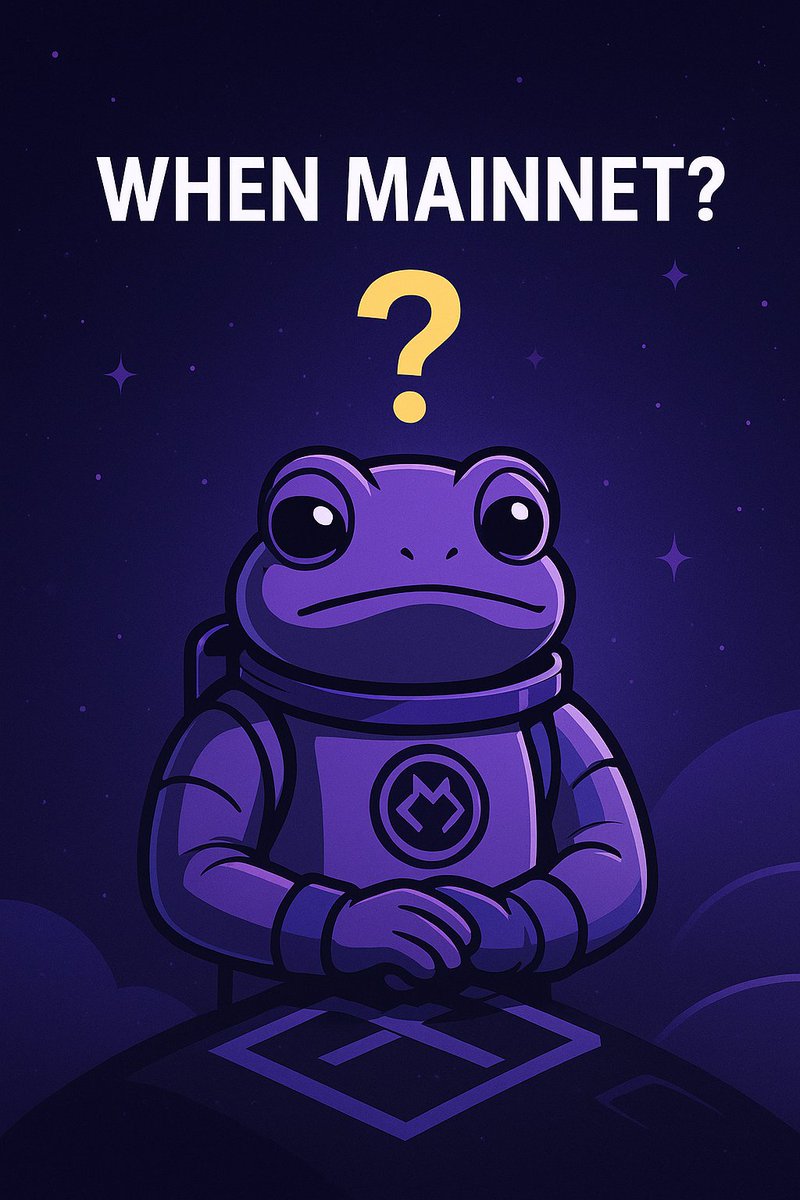 Petr78879680's tweet photo. 🐸 WHEN MAINNET?
Testnet’s poppin' — we’ve got Ambient, Magma, aPriori, Curvance grinding hard.
But still no date? 👀
Is the frog about to leap or just vibin' in orbit? 🚀
#gmonad #monad #airdropseason #L1 https://t.co/oqRad3GA6t